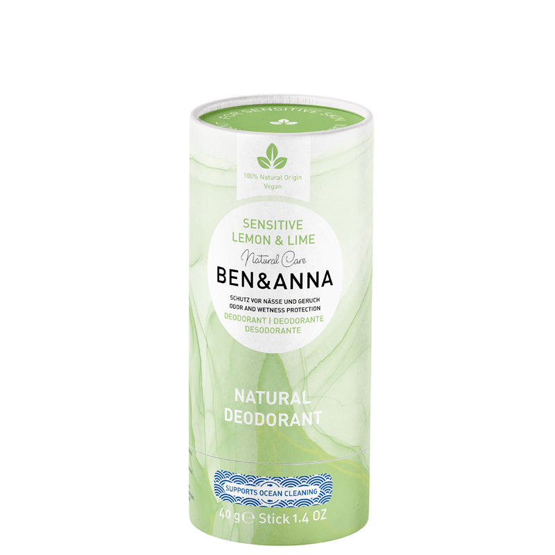 Ben &amp; Anna Natural Deodorant Sensitive Lemon &amp; Lime