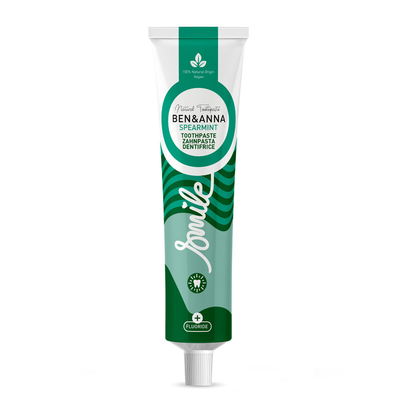 Ben &amp; Anna Natural Toothpaste Spearmint Tube 75ml