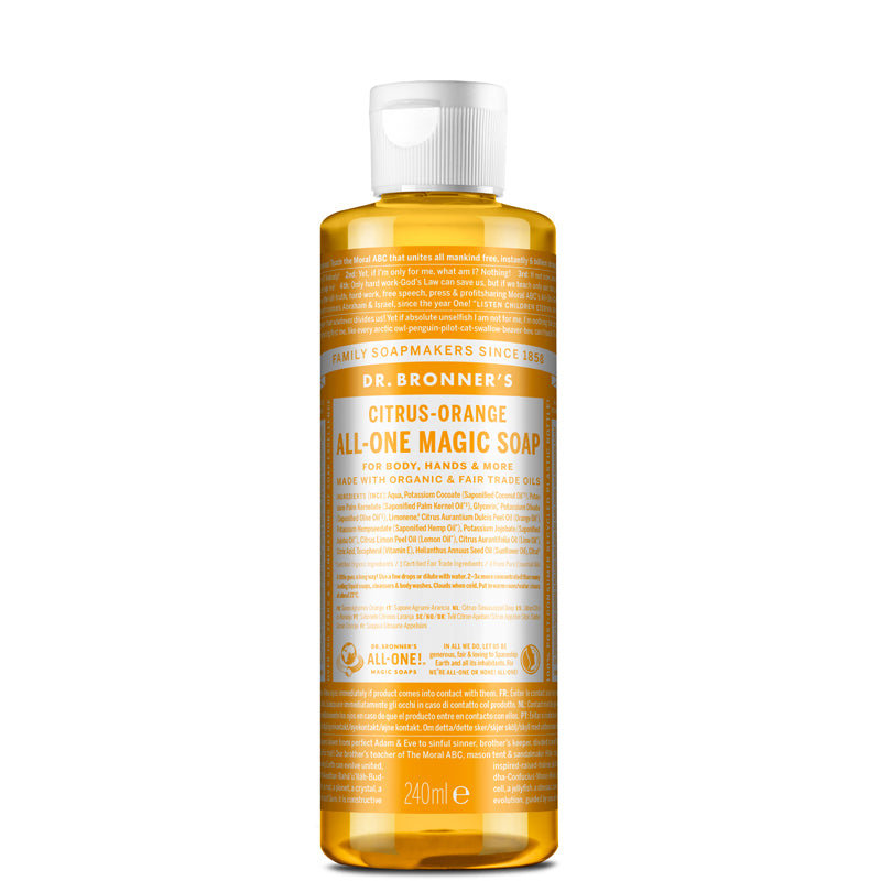 Dr Bronner&#39;s Citrus-Orange Magic Soap 240ml