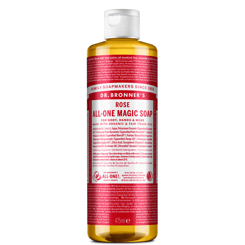 Dr Bronner&#39;s Rose Magic Soap 475ml