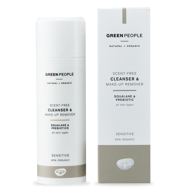 Green People Scent-Free Cleanser &amp; Make-up Remover 150ml with box