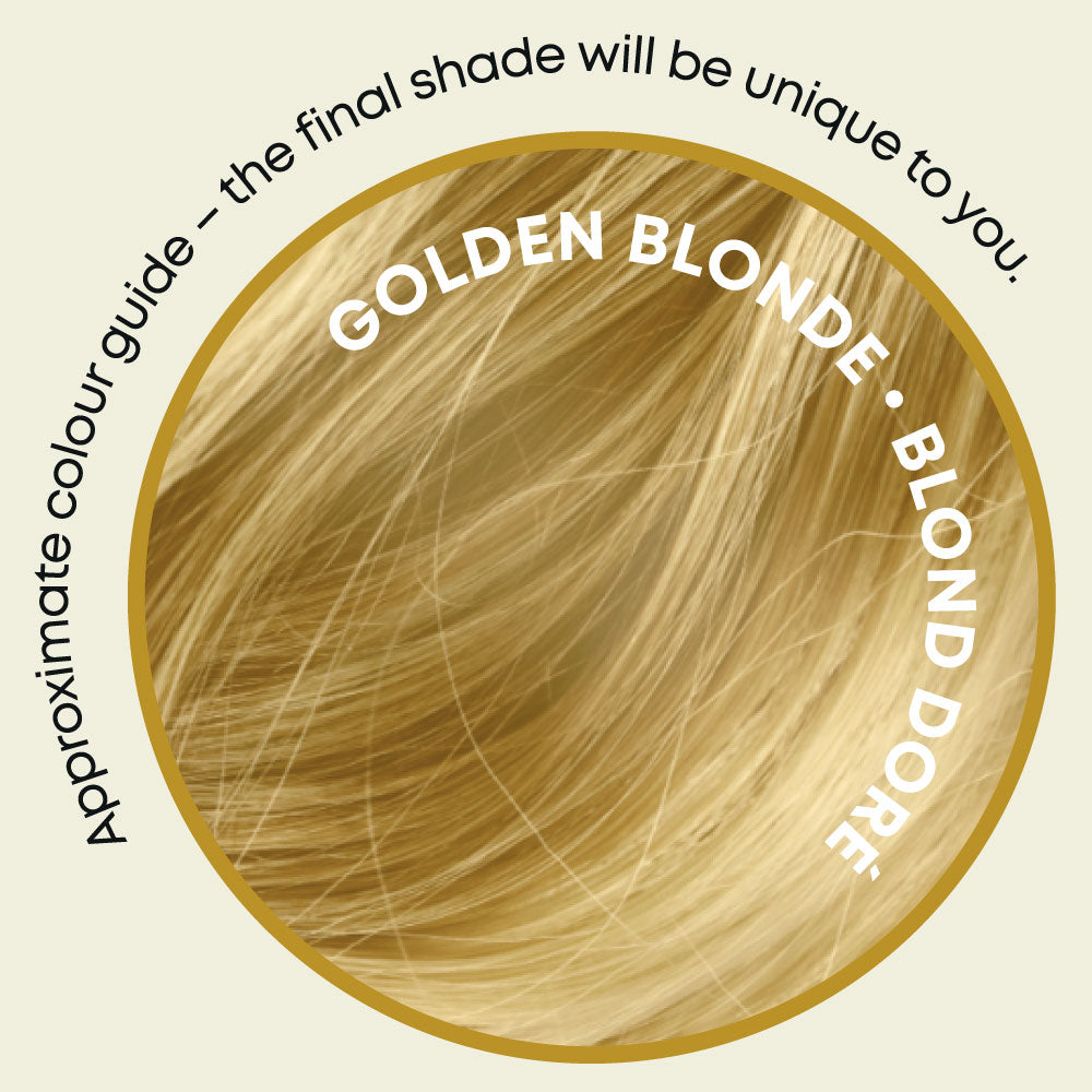 It&#39;s Pure Herbal Hair Colour Golden Blonde Swatch