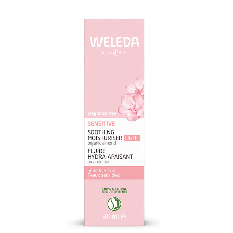 Weleda Almond Sensitive Soothing Moisturiser Light Box