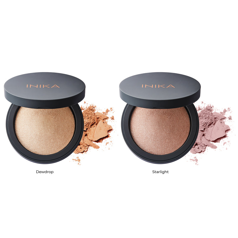 Inika Organic Baked Illuminisor Shade Guide