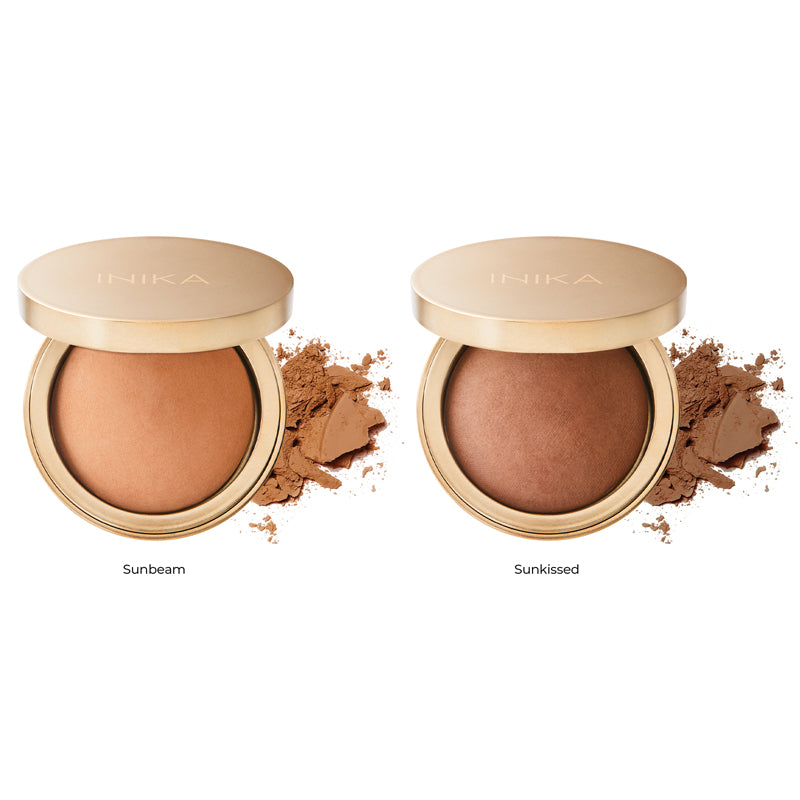 Inika Organic Baked Mineral Bronzer Shade Guide