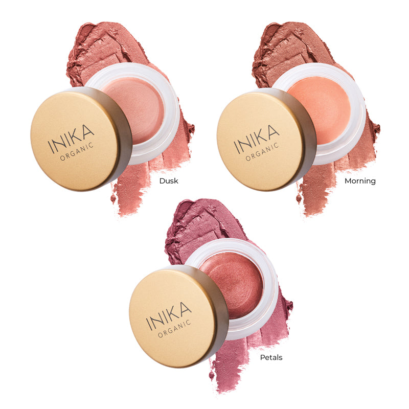 Inika Organic Lip &amp; Cheek Cream Shade Guide