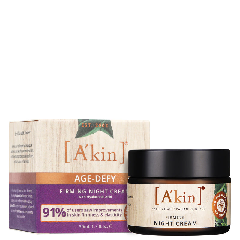 A&#39;kin Age-Defy Firming Night Cream Box
