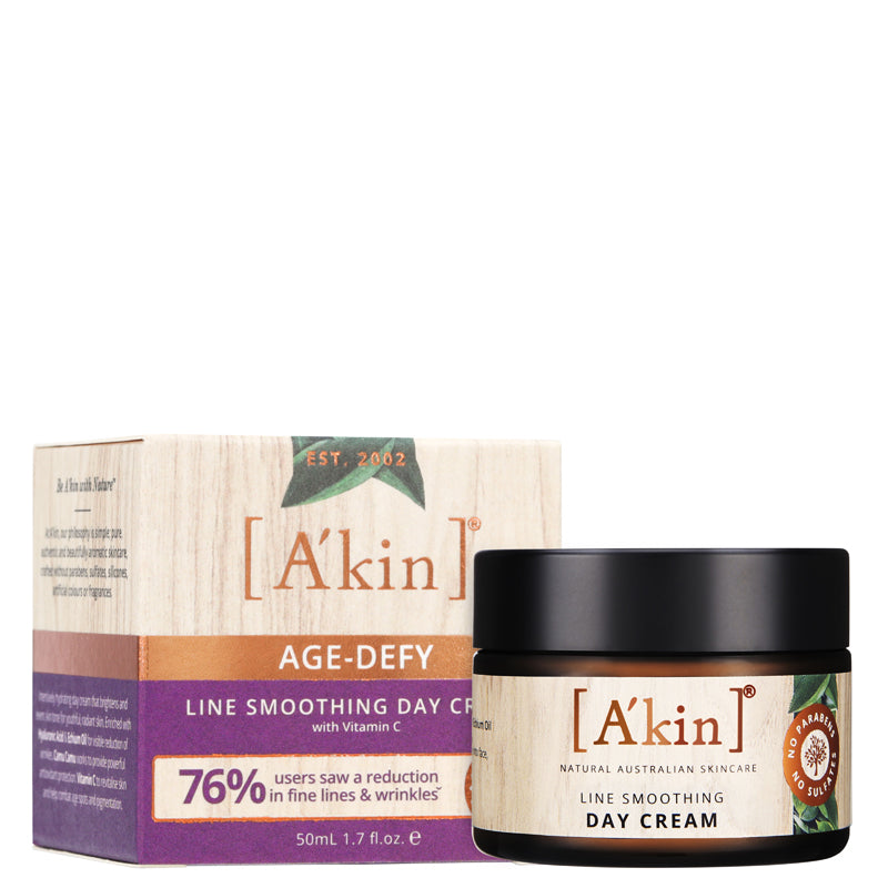 A&#39;kin Age-Defy Line Smoothing Day Cream Box