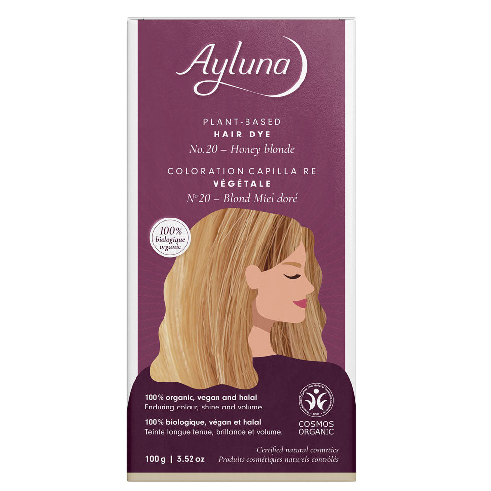 Ayluna Plant Based Hair Dye 20 Honey Blonde