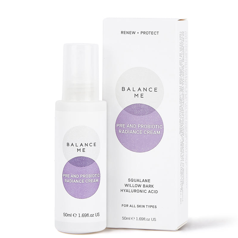 Balance Me Pre and Probiotic Radiance Cream Box