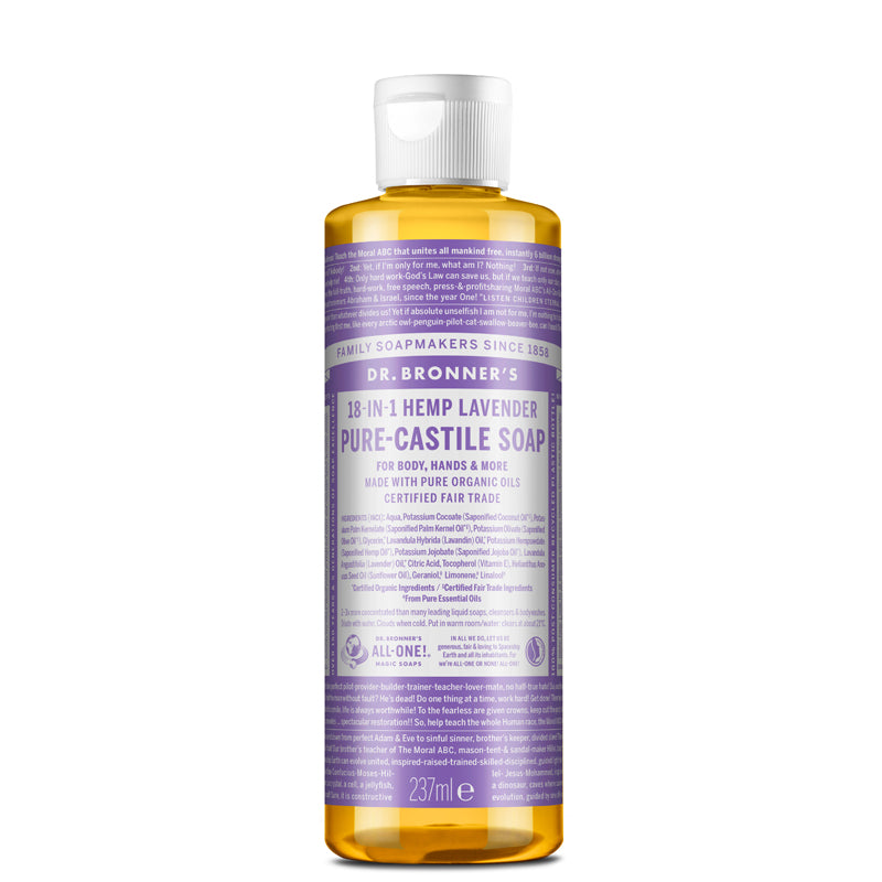 Dr Bronner&#39;s Lavender Pure-Castile Liquid Soap 237ml