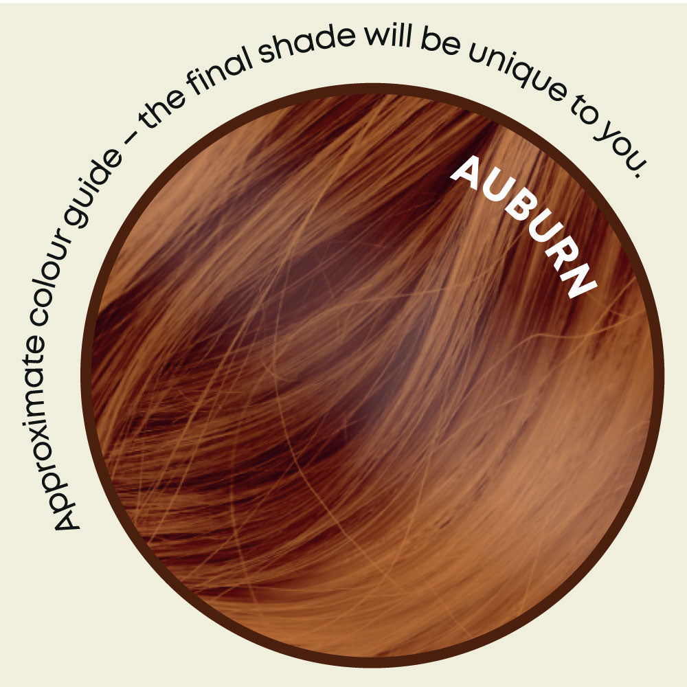 It&#39;s Pure Herbal Hair Colour Auburn Swatch