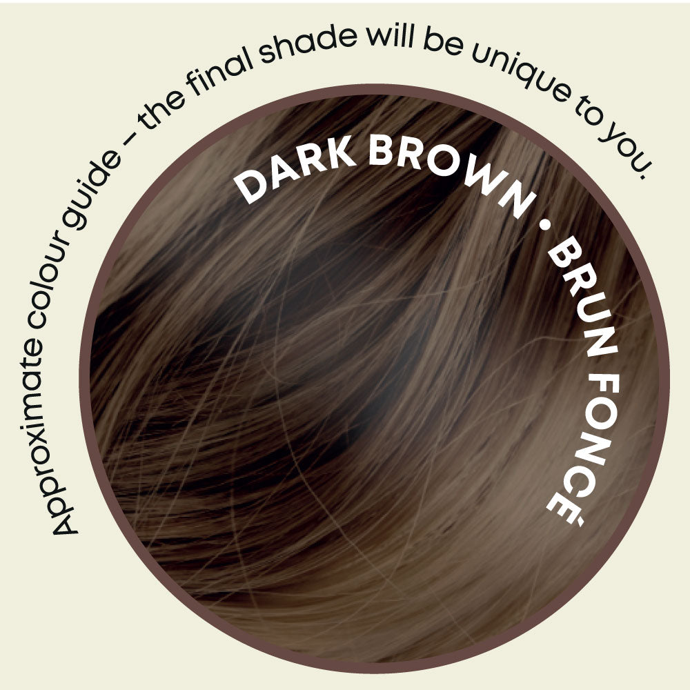 It&#39;s Pure Herbal Hair Colour Dark Brown Swatch