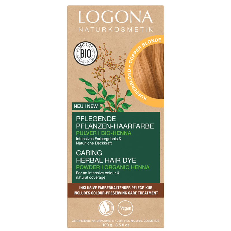 Logona Herbal Hair Dye Powder Copper Blonde