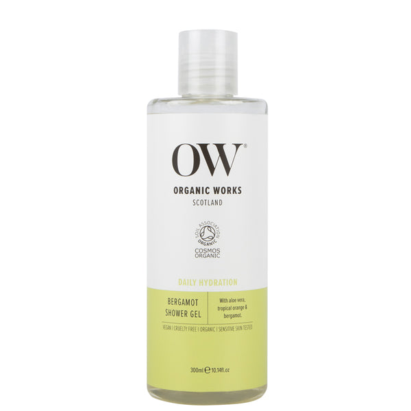 Organic Works Bergamot Shower Gel FREE UK Delivery Onlynaturals