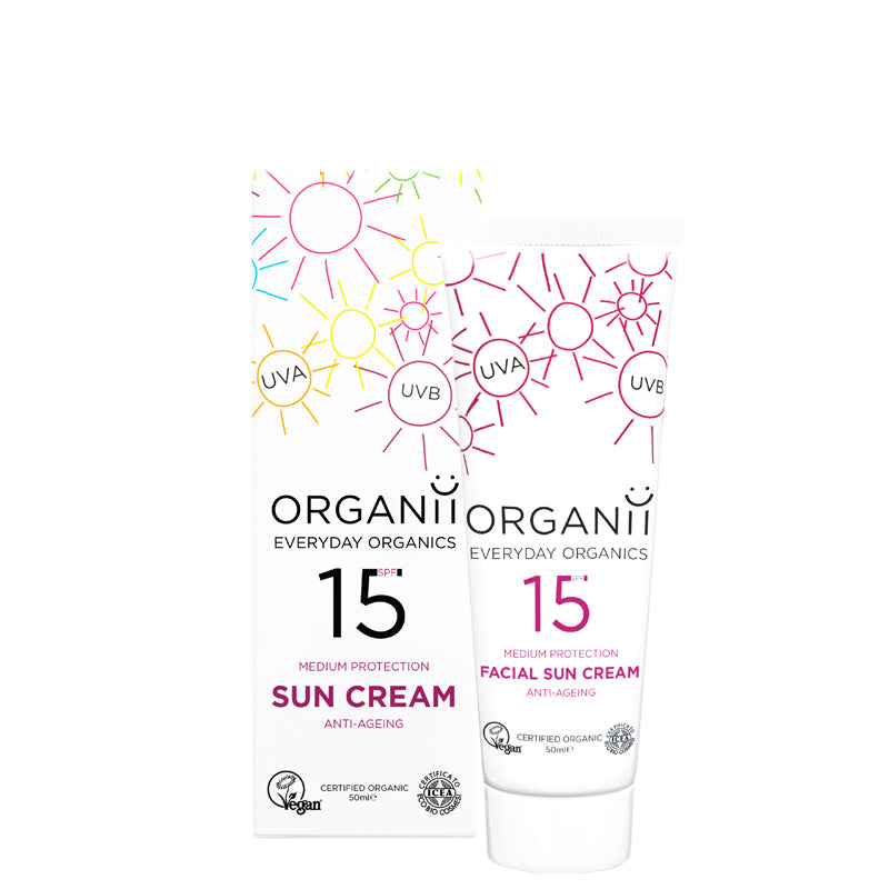 Organii Anti-Ageing Facial Sun Cream SPF15
