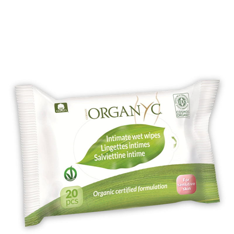 Organyc Organic Cotton Intimate Wet Wipes