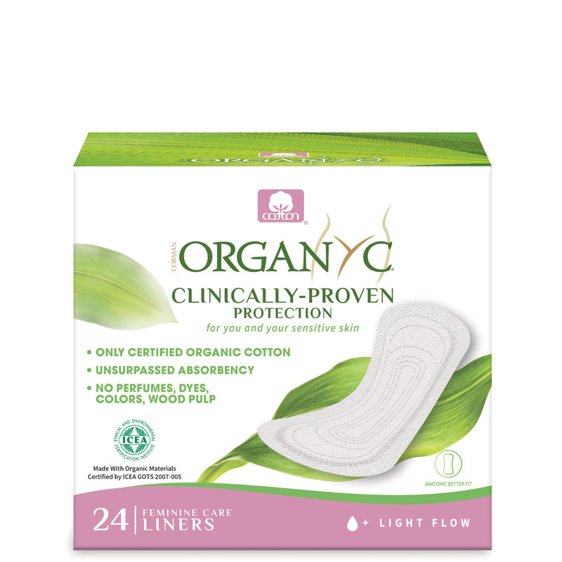 Organyc Panty Liners Individually Wrapped