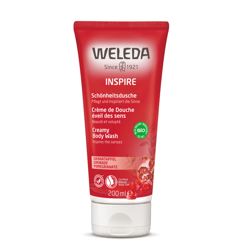 Weleda Inspire Pomegranate Creamy Body Wash