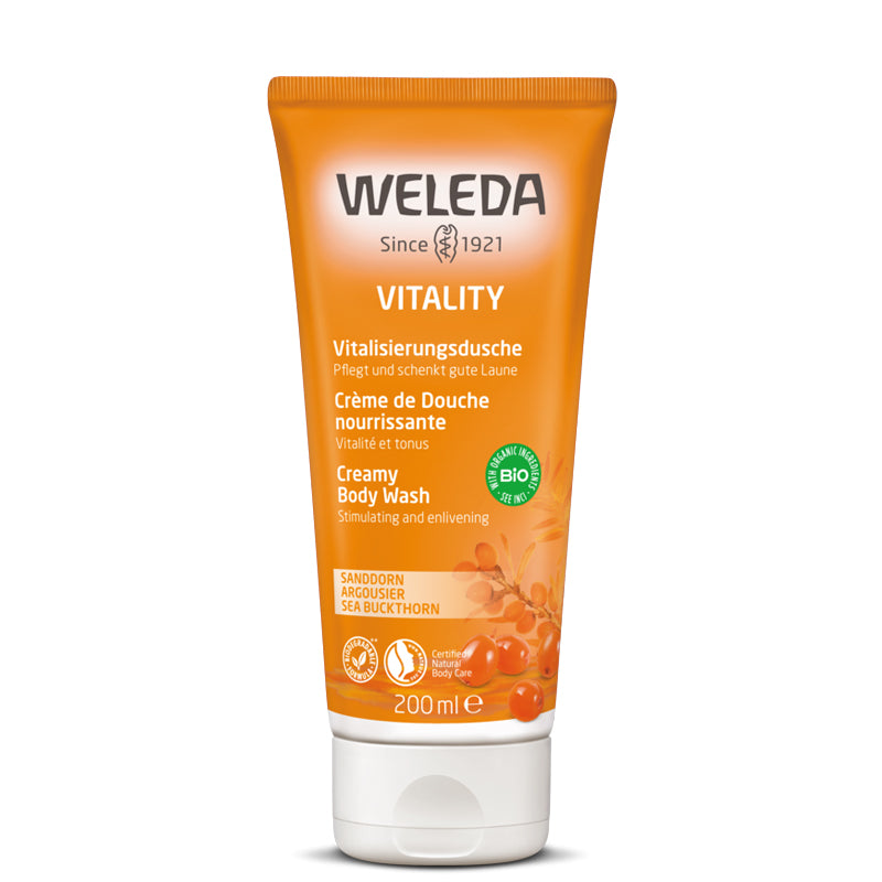 Weleda Vitality Sea Buckthorn Creamy Body Wash