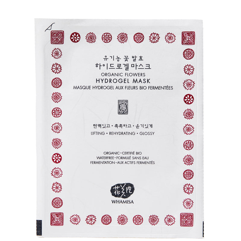Whamisa Organic Flowers Hydrogel Mask