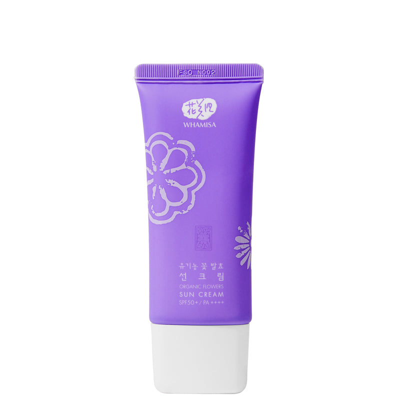 Whamisa Organic Flowers Sun Cream SPF50