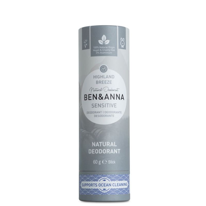 Ben &amp; Anna Natural Soda Deodorant Sensitive Highland Breeze