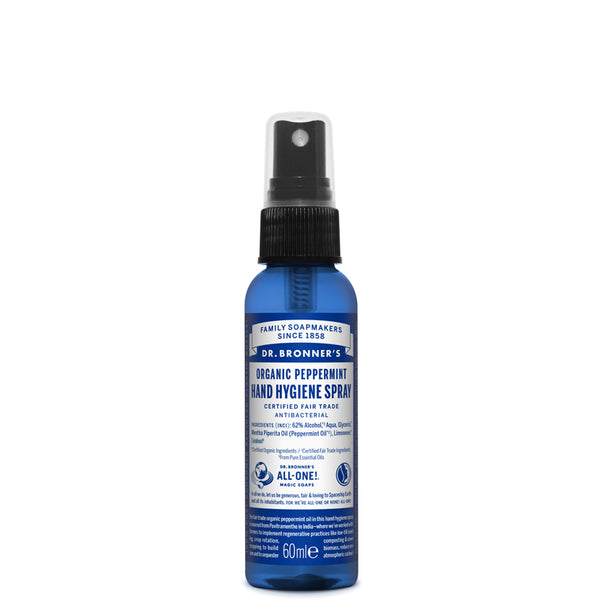 Dr Bronner's Peppermint Organic Hand Hygiene Spray FAST UK Delivery