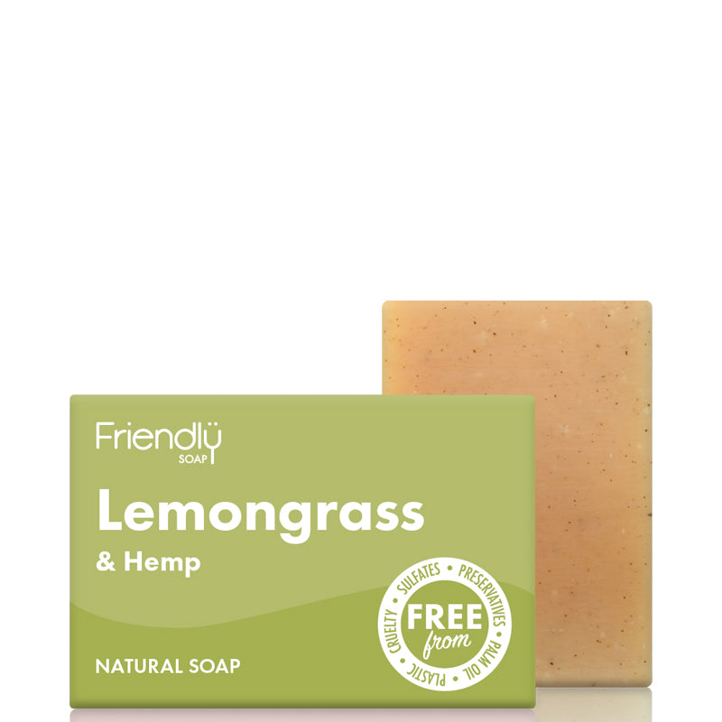 Friendly Soap Lemongrass &amp; Hemp Soap Bar