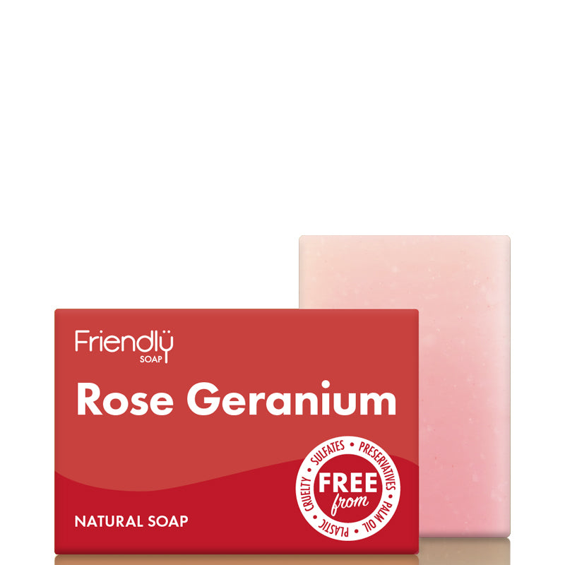 Friendly Soap Rose Geranium Soap Bar