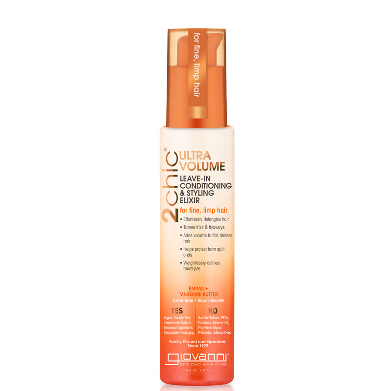 Giovanni 2Chic Ultra-Volume Leave-In Conditioning &amp; Styling Elixir