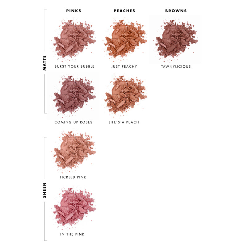 Lily Lolo Pressed Blush Shade Guide