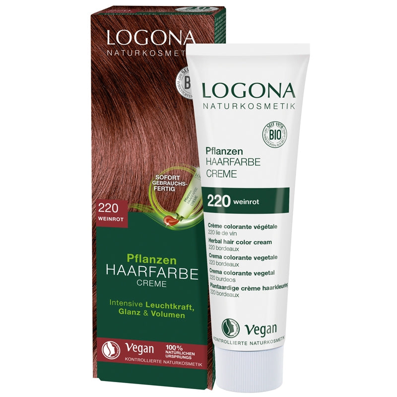 Logona Herbal Hair Colour Cream Wine Red
