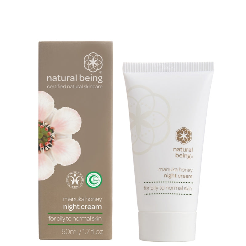 Natural Being Manuka Honey Night Cream for Oily to Normal Skin