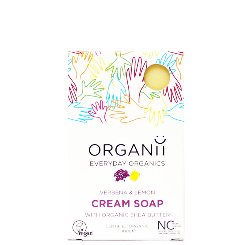Organii Verbena & Lemon Cream Soap Bar