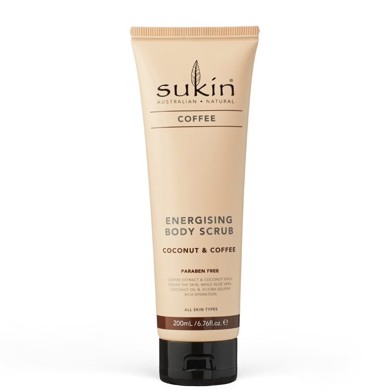 Sukin Energising Body Scrub Coconut & Coffee