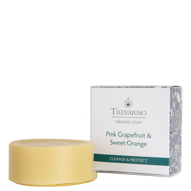 Trevarno Organic Pink Grapefruit & Sweet Orange Soap