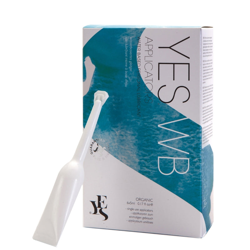 Yes WB Organic Lubricant Applicators | FREE UK Delivery - Onlynaturals Yes WB Organic Lubricant Applicators | FREE UK Delivery - Onlynaturals